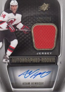 2011-12-SPx-Autograph-Rookie-Jerseys-189-Adam-Henrique 2011 12 SPx Autograph Rookie Jerseys 189 Adam Henrique 213x300 Image