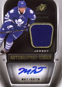 2011-12-SPx-Autograph-Rookie-Jerseys-196-Matt-Frattin 2011 12 SPx Autograph Rookie Jerseys 196 Matt Frattin 214x300 Image