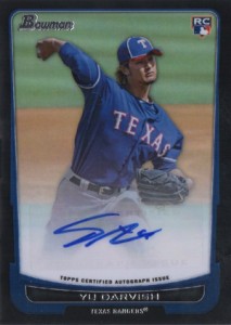 2012 Bowman Autograph Yu Darvish 213x300 Image