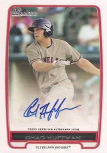 2012 Bowman Baseball Prospect Autographs BPA CH Chad Huffman 211x300 Image