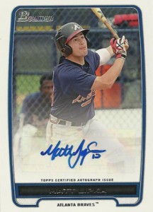 2012 Bowman Baseball Prospect Autographs BPA ML Matt Lipka 216x300 Image