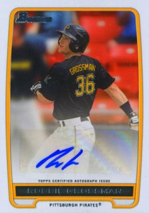 2012 Bowman Baseball Prospect Autographs BPA RG Robbie Grossman 210x300 Image