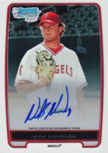 2012 Bowman Chrome Prospects Autographs BCP31 Nick Maronde 212x300 Image