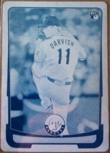2012 Bowman Printing Plates Yu Darvish 217x300 Image