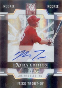 2009 Donruss Elite Extra Edition Mike Trout Autograph 495 213x300 Image