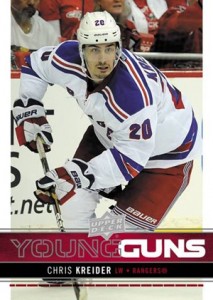 2012 13 Upper Deck Series 1 Young Guns Chris Kreider 213x300 Image
