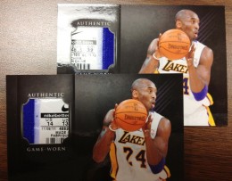 2012 Panini Fathers Day Kobe Bryant GU Shoes 260x203 Image