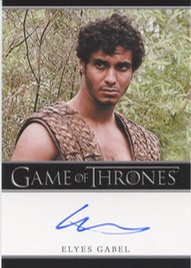 2012 Rittenhouse Archives Game of Thrones Autographs Elyes Gabel Image