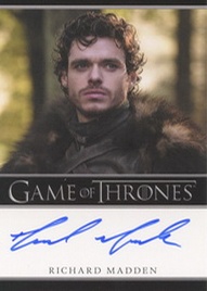 2012 Rittenhouse Archives Game of Thrones Autographs Richard Madden 2012 Rittenhouse Archives Game of Thrones Autographs Richard Madden Image