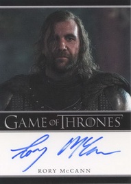 2012 Rittenhouse Archives Game of Thrones Autographs Rory McCann Image