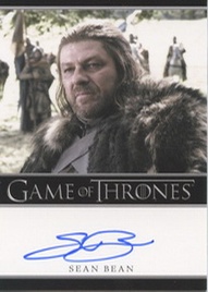2012 Rittenhouse Game of Thrones Autographs Sean Bean 2012 Rittenhouse Archives Game of Thrones Autographs Sean Bean Image