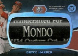 2012 Bowman Platinum Bryce Harper Bat Plate 260x187 Image