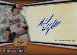 2012 Bowman Platinum Prospect Autographs Mike Wright 260x185 Image