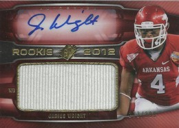 2012 SPx Football Rookie Auto Jersey 60 Jarius Wright 2012 SPx Football Rookie Auto Jersey 60 Jarius Wright 260x187 Image