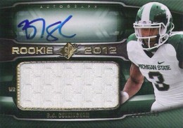 2012 SPx Football Rookie Auto Jersey 61 BJ Cunningham 2012 SPx Football Rookie Auto Jersey 61 BJ Cunningham 260x183 Image