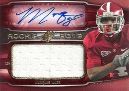 2012 SPx Football Rookie Auto Jersey 63 Marquis Maze 2012 SPx Football Rookie Auto Jersey 63 Marquis Maze 260x184 Image