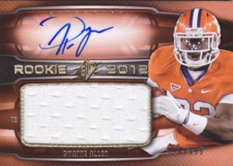 2012 SPx Football Rookie Auto Jersey 69 Dwayne Allen 2012 SPx Football Rookie Auto Jersey 69 Dwayne Allen 260x185 Image