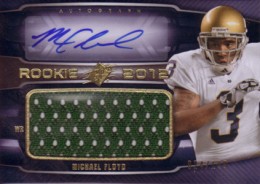 2012 SPx Football Rookie Auto Jersey 84 Michael Floyd 2012 SPx Football Rookie Auto Jersey 84 Michael Floyd 260x184 Image
