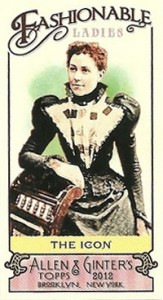 2012 Topps Allen Ginter Fashionable Ladies FL 10 The Icon 163x300 Image