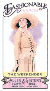 2012 Topps Allen & Ginter Fashionable Ladies FL-6 The Weekender 2012 Topps Allen Ginter Fashionable Ladies FL 6 The Weekender 164x300 Image