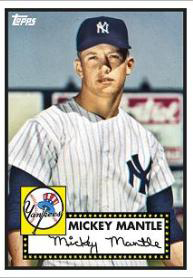 2012 Topps National Blowout Cards Promo Set Mickey Mantle Yankees Image