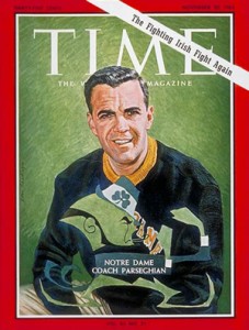 2012 Topps Allen & Ginter Autographs - Time Magazine Ara Parseghian Time Magazine Ara Parseghian 227x300 Image