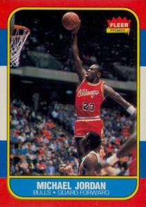 1986 87 Fleer Basketball Michael Jordan RC 211x300 Image