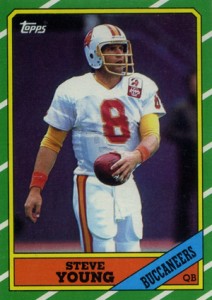 1986 Topps Football Steve Young RC 1986 Topps Football Steve Young RC 212x300 Image