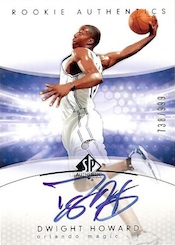 Dwight Howard Cards - 2004-05 SP Authentic Dwight Howard RC 2004 05 SP Authentic Dwight Howard RC Image