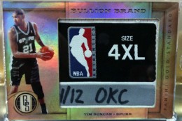 2011 12 Panini Gold Standard Basketball Bullion Brand Tim Duncan 260x174 Image