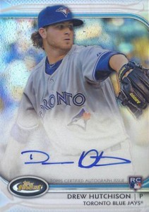 2012 Finest Baseball Rookie Autographs AR-DH Drew Hutchison #/198 2012 Finest Baseball Rookie Autographs AR DH Drew Hutchison 198 211x300 Image