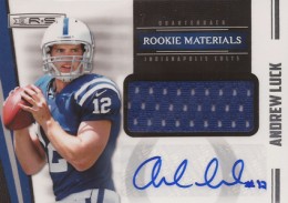 2012 Panini Rookies and Stars Rookie Materials Signatures 216 Andrew Luck 260x183 Image