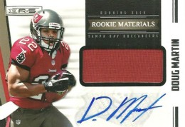 2012 Panini Rookies and Stars Rookie Materials Signatures 225 Doug Martin 260x178 Image