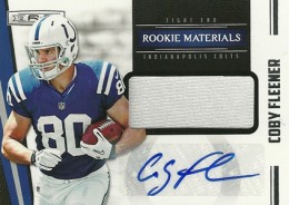 2012 Panini Rookies and Stars Rookie Materials Signatures 231 Coby Fleener 260x184 Image