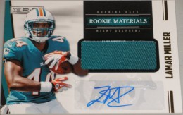 2012 Panini Rookies and Stars Rookie Materials Signatures 237 Lamar Miller 260x163 Image