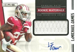 2012 Panini Rookies and Stars Rookie Materials Signatures 238 LaMichael James 260x177 Image