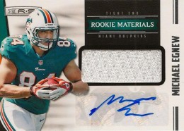 2012 Panini Rookies and Stars Rookie Materials Signatures 239 Michael Egnew 260x186 Image