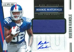 2012 Panini Rookies and Stars Rookie Materials Signatures 245 Rueben Randle 260x185 Image