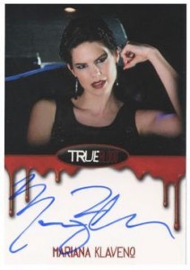 2012 Rittenhouse True Blood Premiere Edition Autographs Mariana Klaveno 212x300 Image