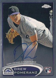 2012 Topps Chrome Baseball Autographs 155 Drew Pomeranz 2012 Topps Chrome Baseball Autographs 155 Drew Pomeranz 214x300 Image