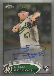 2012 Topps Chrome Baseball Autographs 163 Brad Peacock 2012 Topps Chrome Baseball Autographs 163 Brad Peacock 214x300 Image