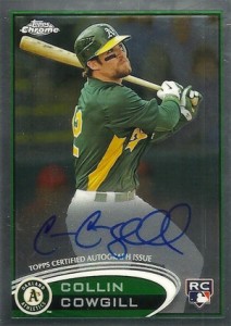 2012 Topps Chrome Baseball Autographs 178 Collin Cowgill 2012 Topps Chrome Baseball Autographs 178 Collin Cowgill 212x300 Image