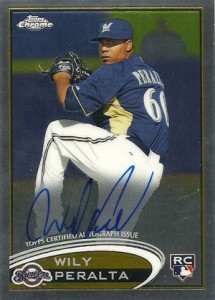 2012 Topps Chrome Baseball Autographs WP Wily Peralta 2012 Topps Chrome Baseball Autographs WP Wily Peralta 215x300 Image