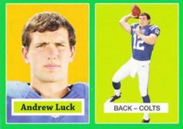 2012 Topps Football 1957 Green Border 1 Andrew Luck 260x183 Image