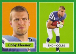 2012 Topps Football 1957 Green Border 19 Coby Fleener 260x185 Image