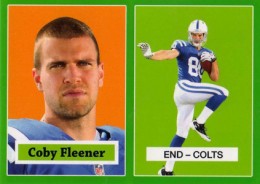 2012 Topps Football 1957 Green Border 20 Coby Fleener 260x184 Image