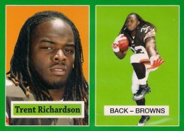 2012 Topps Football 1957 Green Border 5 Trent Richardson 260x185 Image