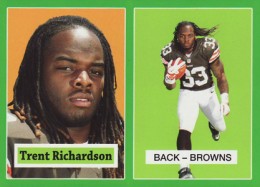 2012 Topps Football 1957 Green Border 6 Trent Richardson 260x187 Image