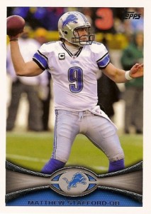 2012 Topps Football 225 Matthew Stafford Variation 2012 Topps Football 225 Matthew Stafford Variation 213x300 Image