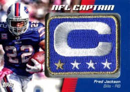 2012 Topps Football NFL Captain Patch Fred Jackson 260x183 Image